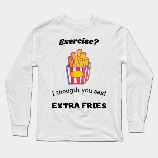 exercise design Long Sleeve T-Shirt by jose tovar designs